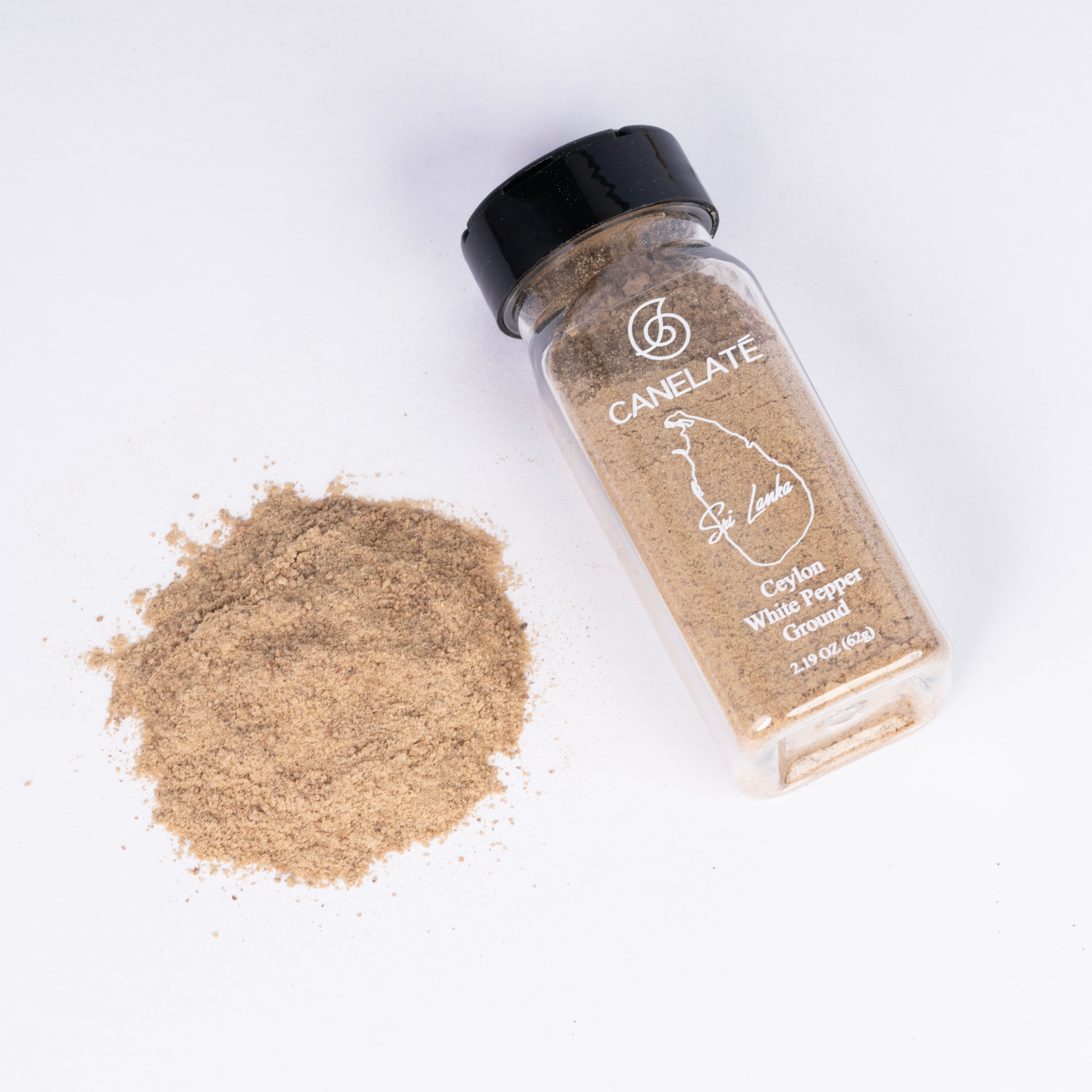 Organic White Pepper Ground 62g (2.19oz)